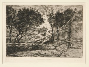 Souvenir de Toscane (Minde om Toscana) af Jean-Baptiste-Camille Corot