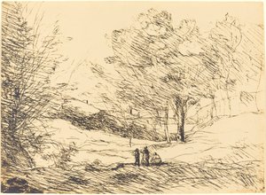 Souvenir fra Lago Maggiore Souvenir fra Lago Maggiore, 1871. af Jean Baptiste Camille Corot