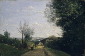 Omegnen af Paris af Jean Baptiste Camille Corot