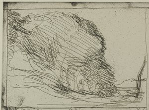 Malerens gåtur af Jean-Baptiste-Camille Corot