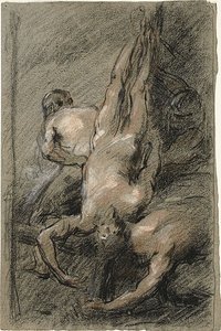 Sankt Peters martyrium af Jean Baptiste Carpeaux