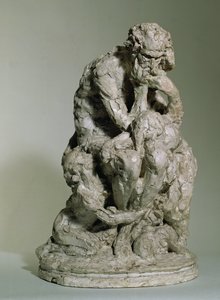 Ugolino og hans sønner (gips) (se også 197136 og 234151) af Jean Baptiste Carpeaux