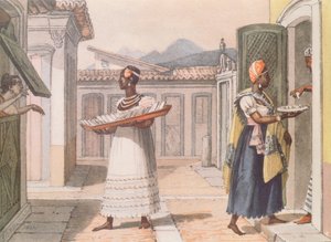 Omrejsende salgskvinder i Rio de Janeiro i 1827, fra 
