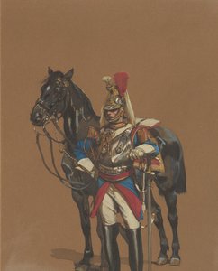Cuirassier, 1872. af Jean Baptiste Edouard Detaille