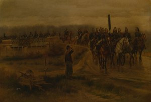 Mon Ancien Regiment, 1800-tallet. af Jean Baptiste Edouard Detaille