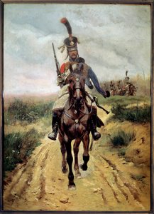 Vanguard, 9. Husarer af Jean Baptiste Edouard Detaille