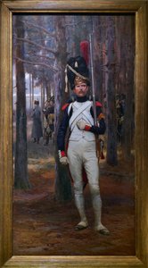 The Factionary, ca. 1900 (olie på træ) af Jean Baptiste Edouard Detaille