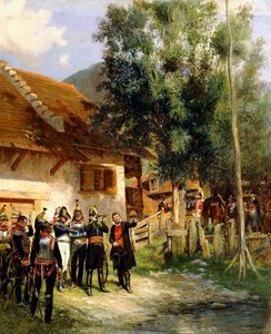 Orienteringen, 1895 af Jean Baptiste Edouard Detaille