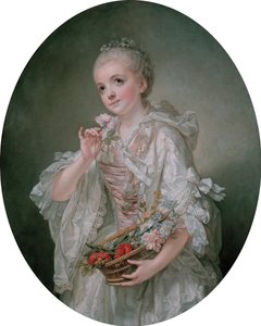 Fransk: Portræt af Madeleine Barberie de Courteilles af Jean Baptiste Greuze