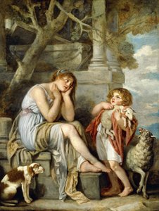 Cheri-lammet, af Jean Baptiste Greuze