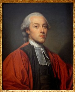 Portræt af Charles Paul Jean Baptiste de Bourgevin de Viaart de Saint Morys (1772-1817), rådmand for Storkammeret i Parlamentet i Paris. Maleri af Jean Baptiste Greuze (1725-1805), olie på træ. fransk kunst af Jean Baptiste Greuze