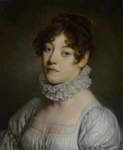 Portræt af en ung kvinde af Jean Baptiste Greuze