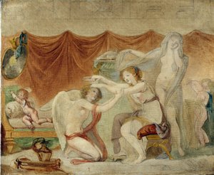Psyken kroner kærligheden af Jean Baptiste Greuze