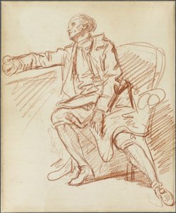Siddende Herre af Jean Baptiste Greuze