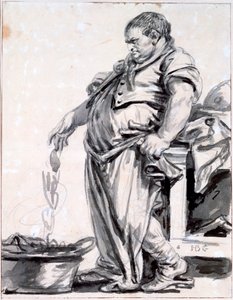 Slagteren, c1745-1805 af Jean Baptiste Greuze