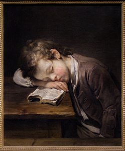 Den lille dovne dreng af Jean Baptiste Greuze