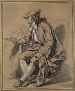 Notaren: Et studie til "Ægteskabskontrakten" af Jean Baptiste Greuze
