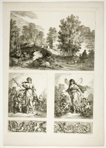 Plade 22 af 38 fra Oeuvres de J. B. Huet af Jean Baptiste Huet