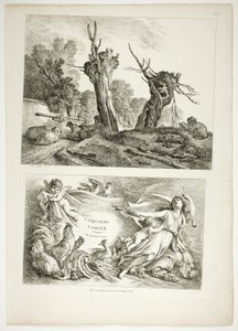Plade 25 af 38 fra Oeuvres de J. B. Huet af Jean Baptiste Huet