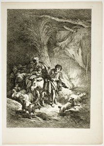 Plade 30 af 38 fra Oeuvres de J. B. Huet af Jean Baptiste Huet