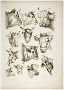 Plade 35 af 38 fra Oeuvres de J. B. Huet af Jean Baptiste Huet