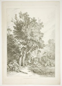 Plade fem af 38 fra Oeuvres de J. B. Huet af Jean Baptiste Huet