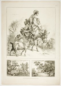 Plade to af 38 fra Oeuvres de J. B. Huet af Jean Baptiste Huet