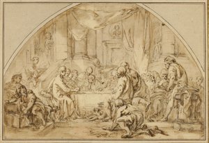 Studie til den sidste nadver af Jean Baptiste Huet