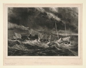 Dover kyst af Jean Baptiste Isabey