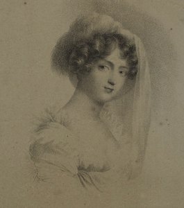 Fru. Horace Vernet af Jean Baptiste Isabey