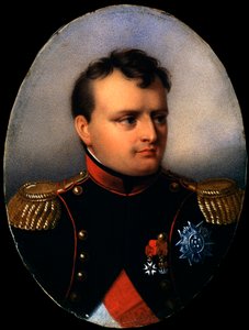 Portræt af kejser Napoléon I Bonaparte 1769-1821, begyndelsen af det 19. århundrede. af Jean Baptiste Isabey