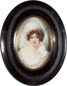 Portræt af Maria grevinde Walewska 1786-1817 af Jean Baptiste Isabey