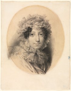 Portræt af en Dame af Jean Baptiste Isabey