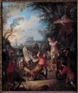 Chinese Hunting Painting by Jean Baptiste Paterdani af Jean Baptiste Joseph Pater