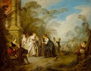 Spåkonen, 1731 af Jean Baptiste Joseph Pater