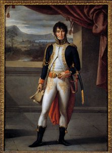 Portræt i fuld længde af Joachim Murat (1767-1815) marskal af Frankrig Maleri af Jean Baptiste Joseph Wicar (1762-1834) 1808 Søn. 0,56x0,73 m Lille, Fine Arts Museum - Fuld længde portræt af Joachim Murat (1767-1815), marskal af Frankrig. Maleri af Jean B