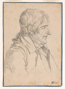 Portræt af en mand af Jean Baptiste Joseph Wicar