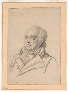 Portræt af en mand, Giuseppe Valadier af Jean Baptiste Joseph Wicar