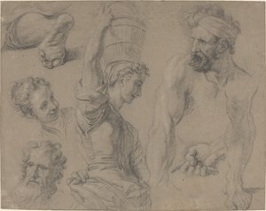 Undersøgelse for mirakuløst træk af fisk (?) af Jean Baptiste Jouvenet