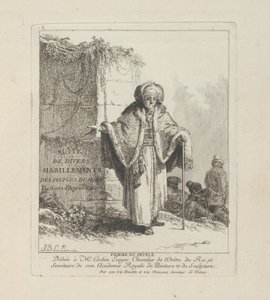 Woman of the People, tallerken en fra Miscellaneous Clothing of the Northern Peoples af Jean-Baptiste Le Prince