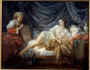 La Sultane-maleri af Jean Baptiste Leprince (1734-1781) 1772 Metz, Museum of Fine Arts