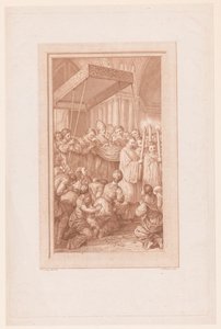 Procession med monstrans af Jean Baptiste Lucien