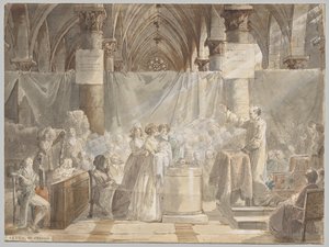 En barnedåb i det revolutionære Frankrig af Jean Baptiste Mallet