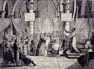 Dåb af medlemmer af teofilantropi-sekten mellem 1796 og 1800.