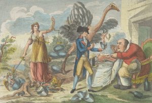 Den niende af Thermidor, eller den engelske overraskelse..., 1795. af Jean Baptiste Marie Louvion