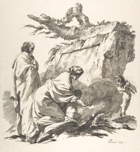Flyvning til Egypten, 1759. af Jean Baptiste Marie Pierre