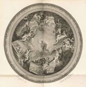 Kupolen af ​​Salon de la Guerre (Krigssalonens kupol) [pl. 35]
