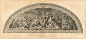 Christian Europe in Peace, Center for Fredens Salon ved siden af ​​Dronningens Kammere [pl. 45]