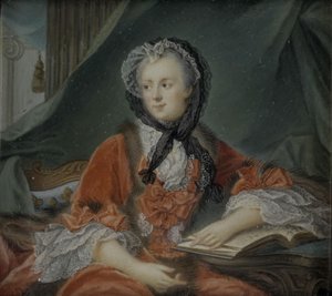 Portræt af Marie Leszczinska, dronning af Frankrig (1703-1768)