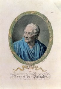 Francois Marie Arouet de Voltaire (1694-1778) graveret af James Heath (1757-1834) af Jean Baptiste Mauzaisse